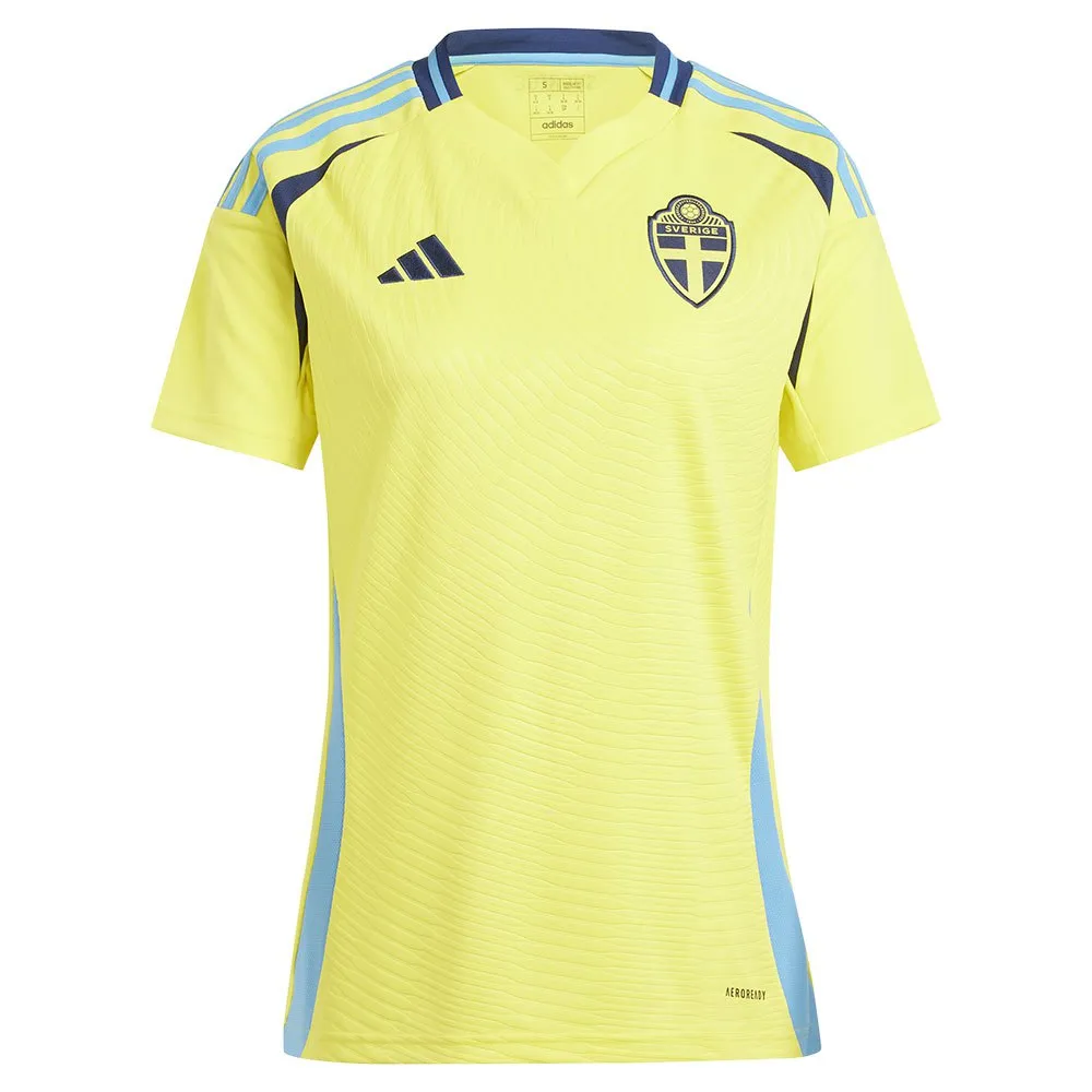 adidas Sweden 23/24 Heim Damen T-Shirt mit kurzen Ärmeln