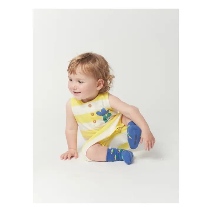 Bobo Choses Chaussettes Fleuries | Bleu