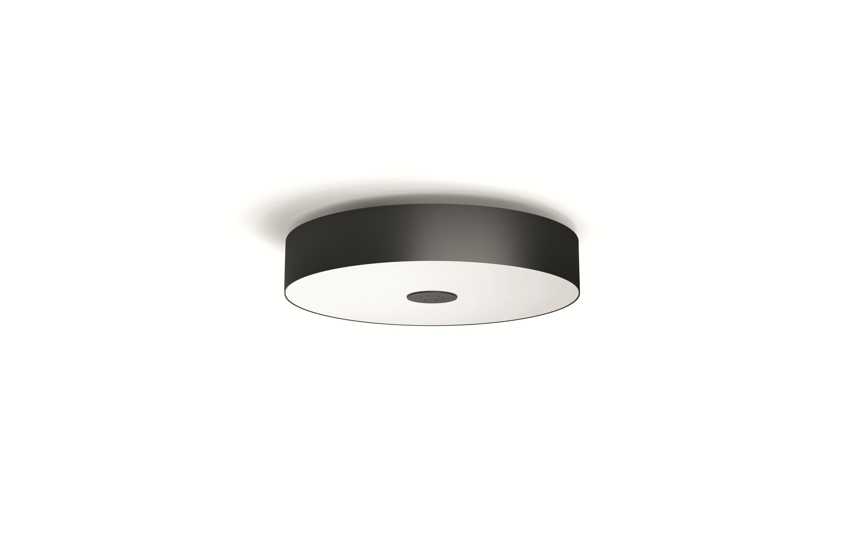 White Amb. Fair Deckenleuchte schwarz 2750 lm + Dimmschalter<br>LED Deckenlampe