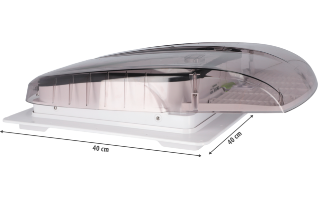Berger Dachhaube Plus Fan mit Ventilationssystem 12 V 40 x 40 cm