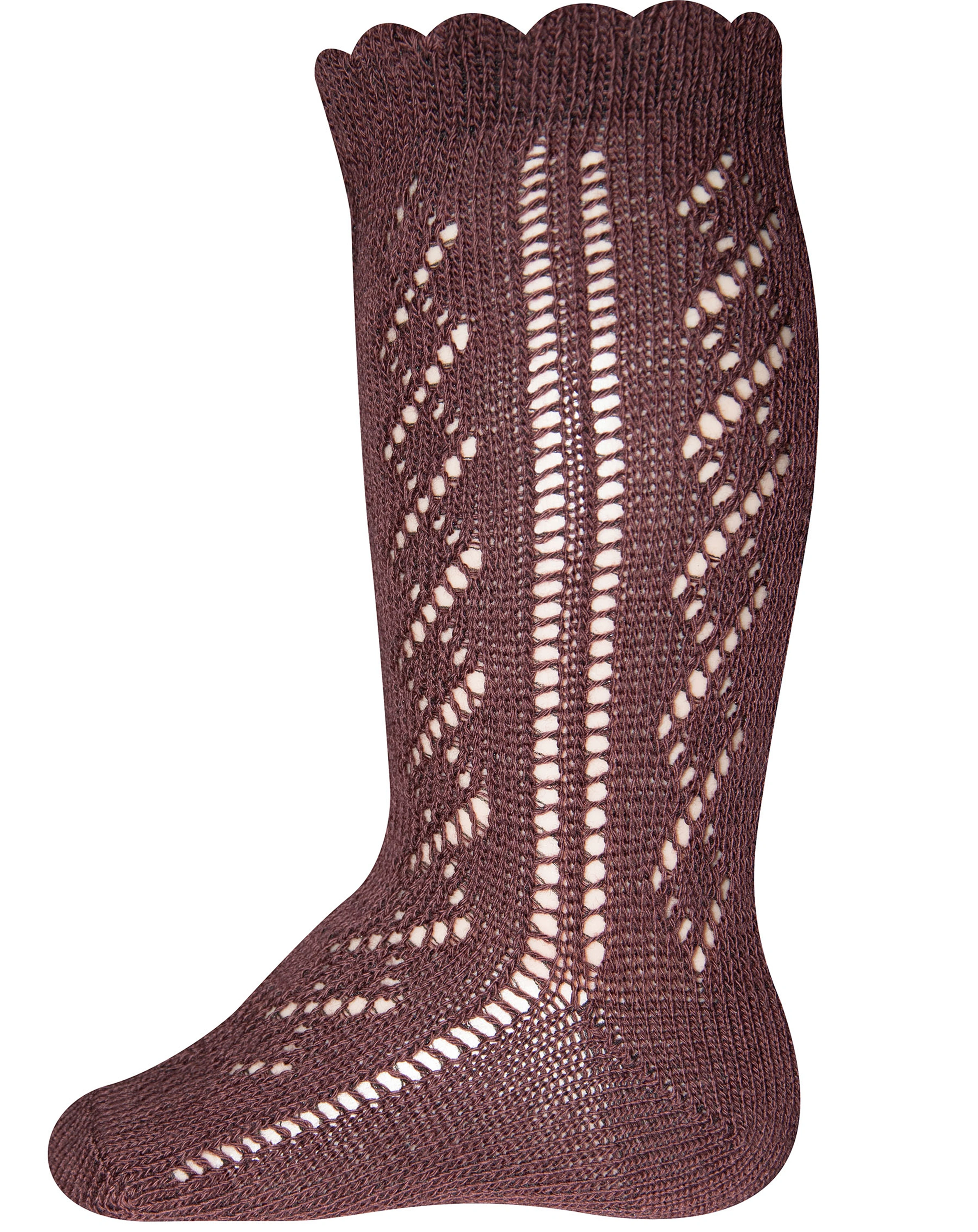 Kniestrumpf TRAFORATO 2er Pack in dusty rose/brick