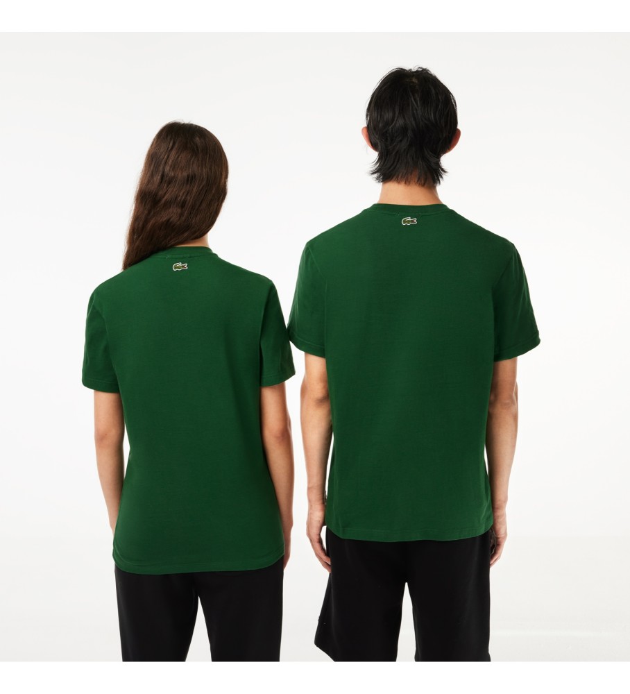 Camiseta Lacoste com logo verde