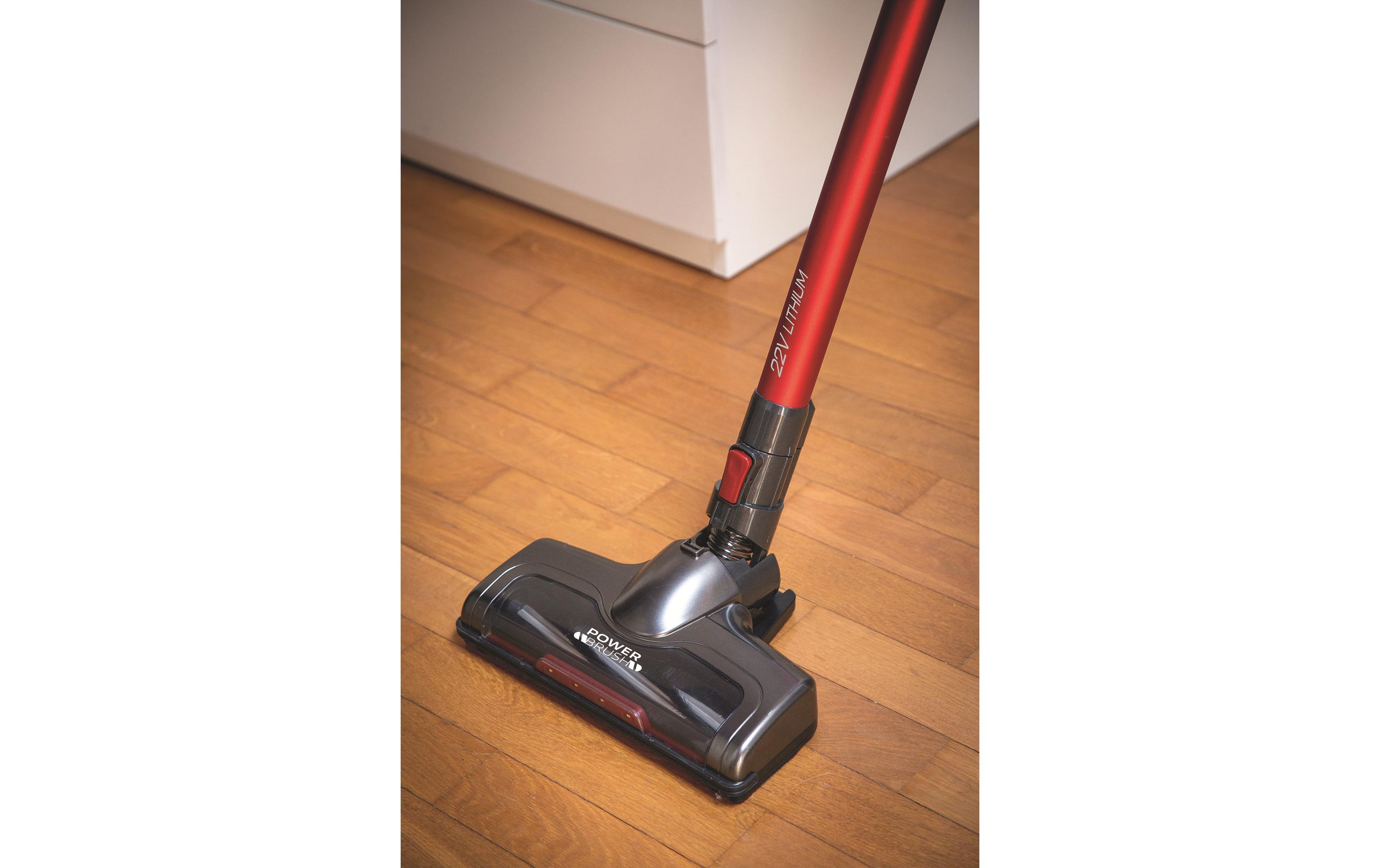 Akku-Hand- und Stielsauger ARI-2757 Rot<br>Kabelloser Staubsauger