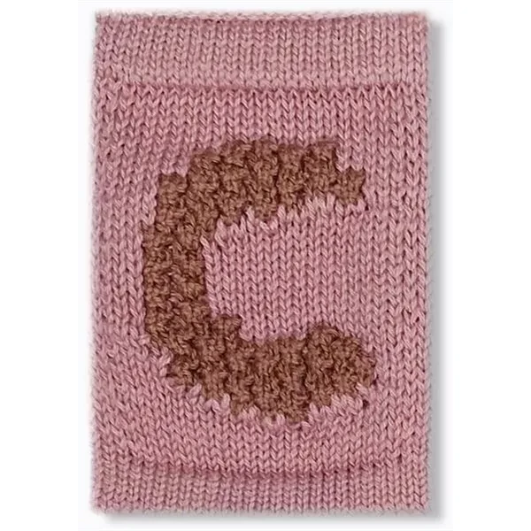 Strikket Bogstav Rose - Smallstuff → Luksusbaby.dk