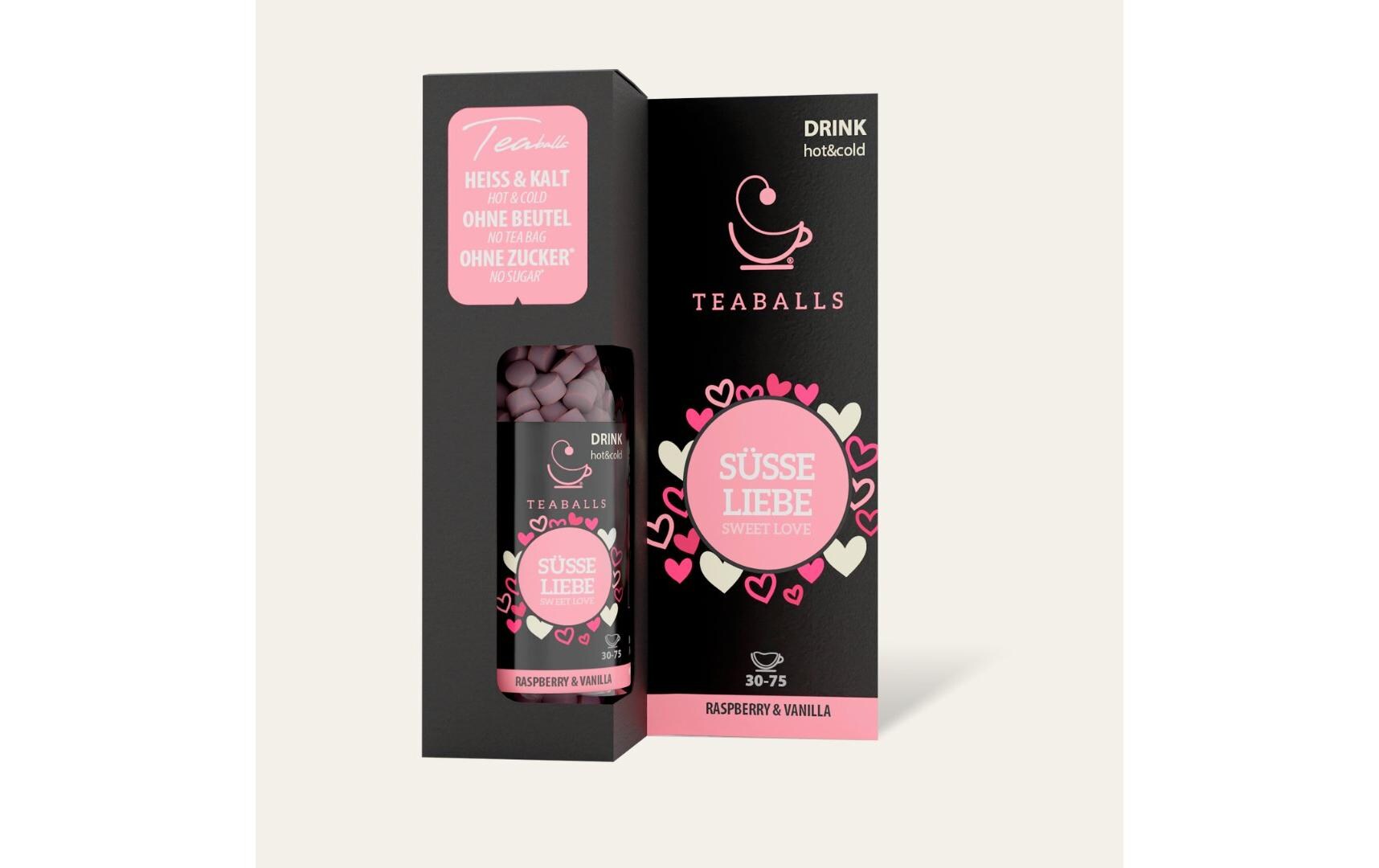 Vanile und Himbeere BLACK SELECTION 30-75 TassenPraktische Portionen zur Aromatisierung von Wasser