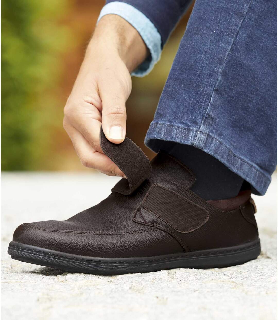 Mocassins Scratchés Nubuck et Cuir