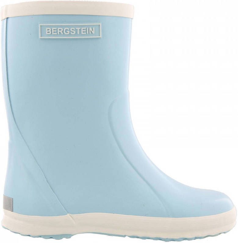 Bergstein regenlaarzen Lichtblauw wit Rubber Effen 27