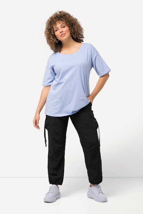 Cargohose, Utility-Style, Elastikbund, Gummisaum