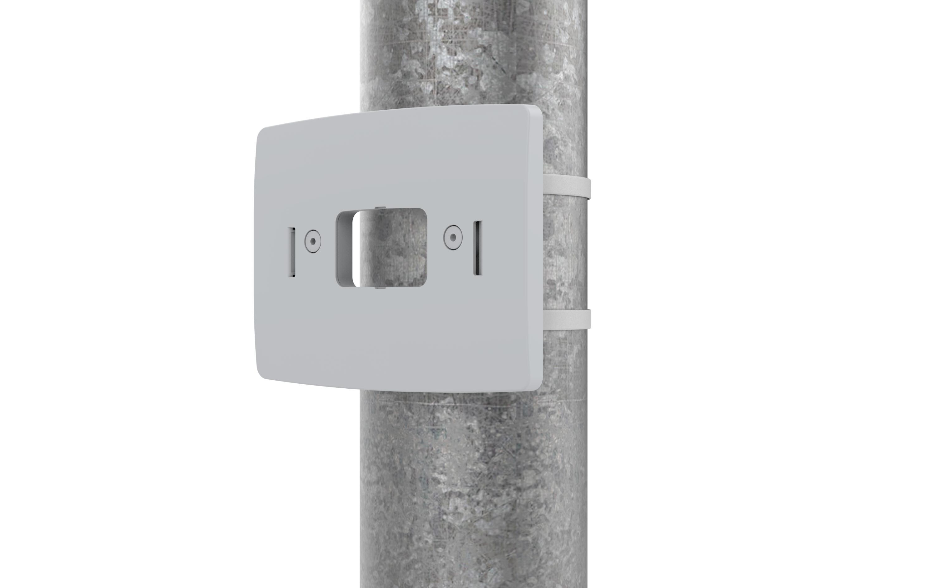 Anschlussbox TP3701 J-Box und Pole Adapter Weiss 1 StückAnschlussbox/Masthalterung für Indoor