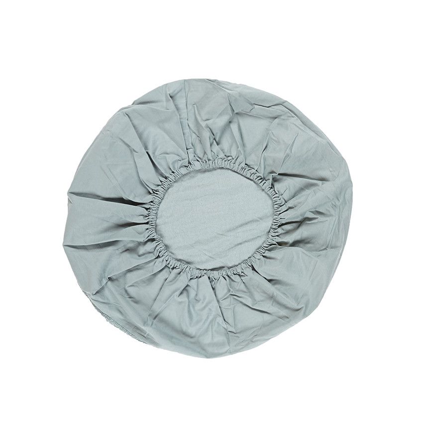 Housse ronde de coussin d'allaitement - Saphir - Doré