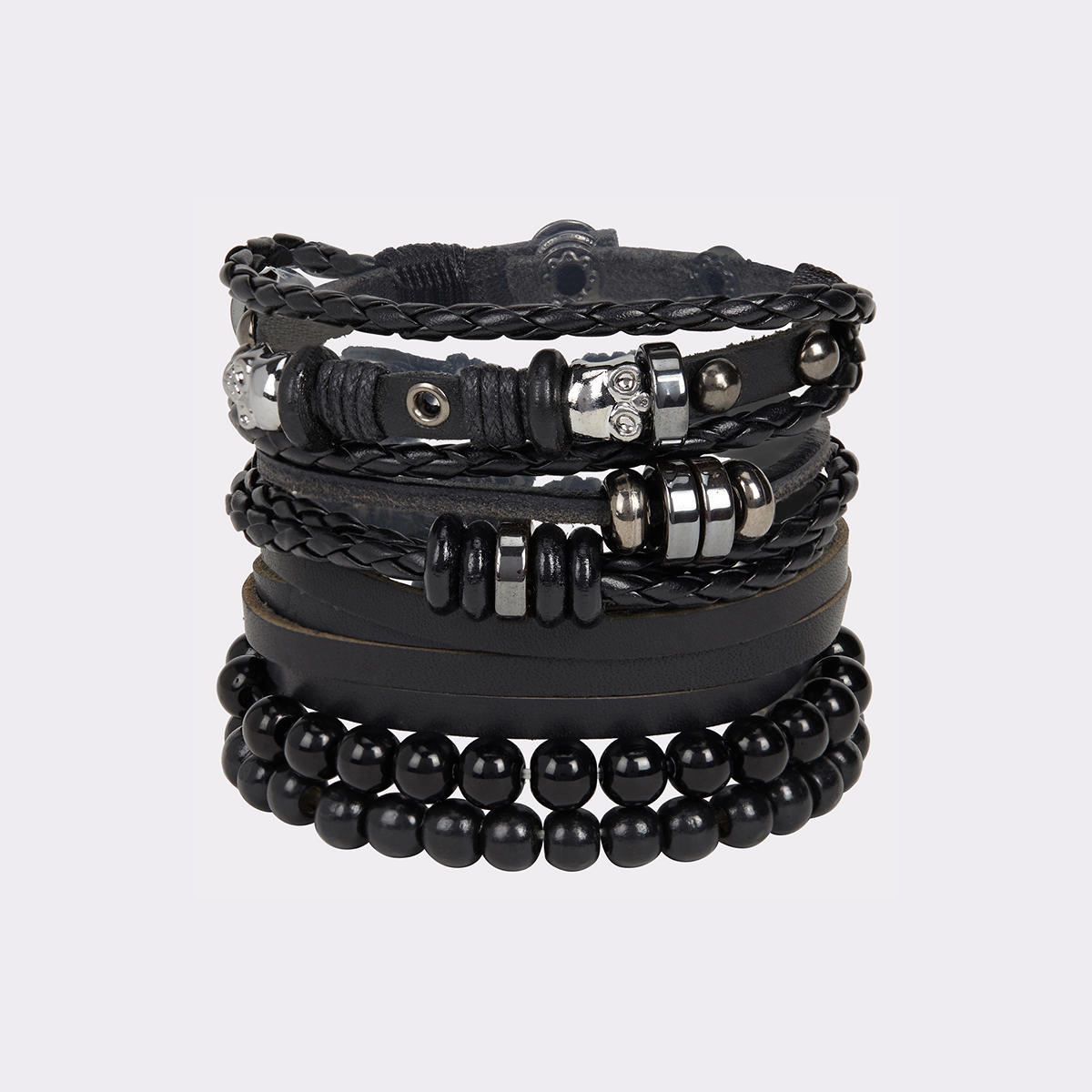 Elade Black-Gold Multi Men Jewelry & Watches