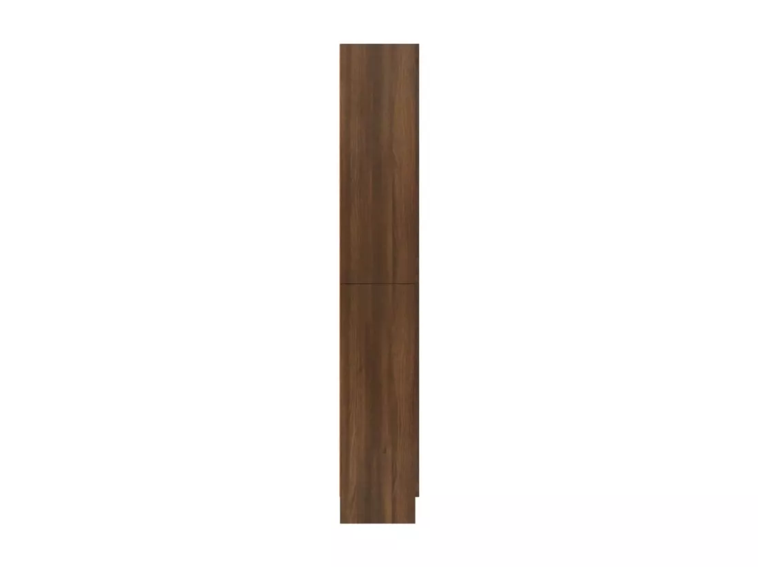 Armoire à vitrine Chêne brun 82,5x30,5x185,5cm Bois ingénierie