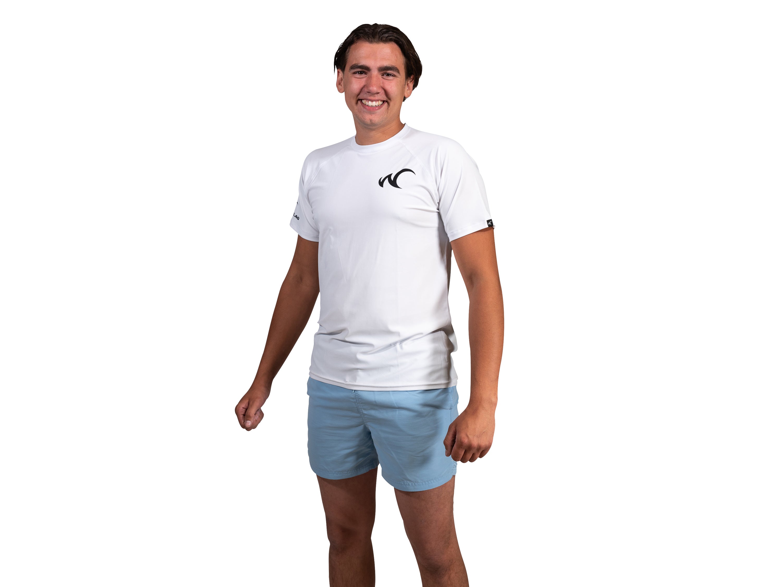 Watrflag Cadiz Regular Fit UPF 50+ White Men Rashguard