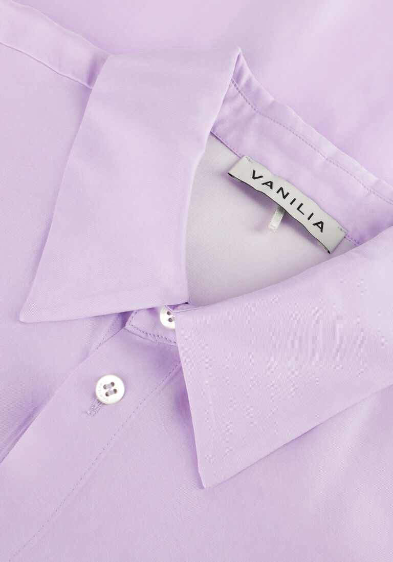 VANILIA paarse vanilia blouse relax satin shirt