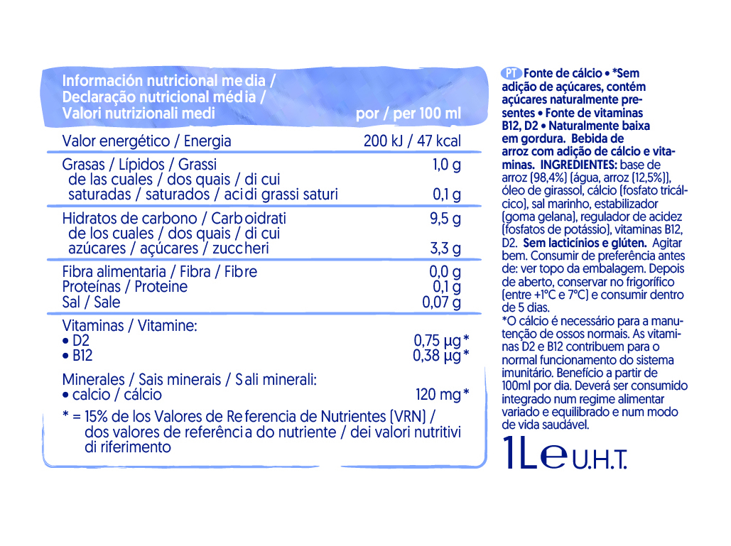 BEBIDA ALPRO DE ARROZ 1L