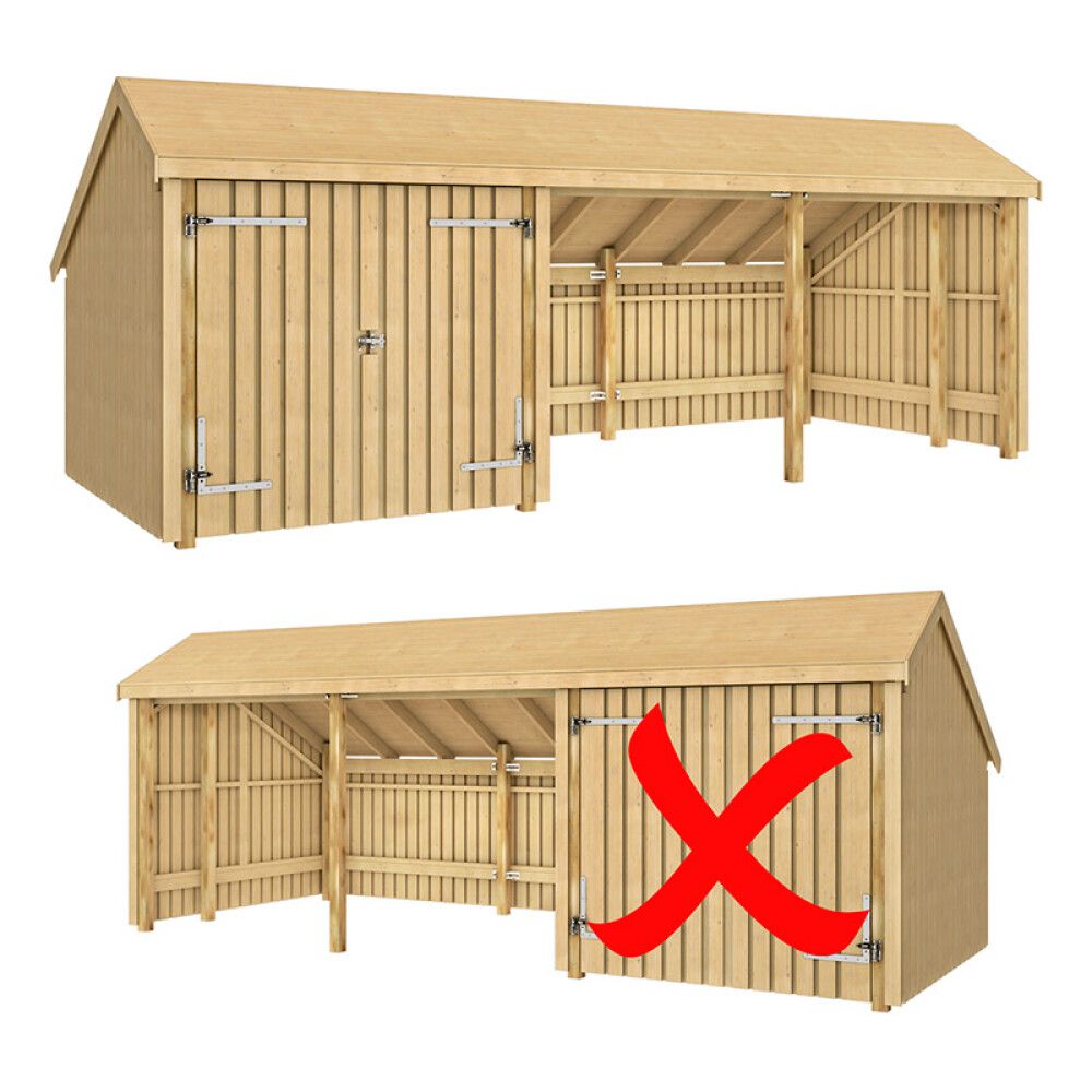 REDSKAPSBOD PLUS MULTI 627X248X250CM 15,5M²