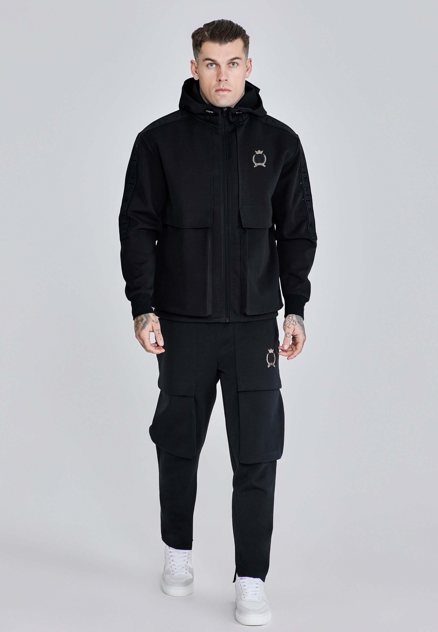 Siksilk Sweatjacke »Siksilk Sweatjacke Utility Hoodie«