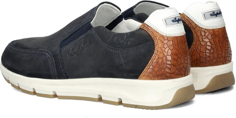 Australian Heren Instappers & Mocassins Eagle Blue Donkerblauw