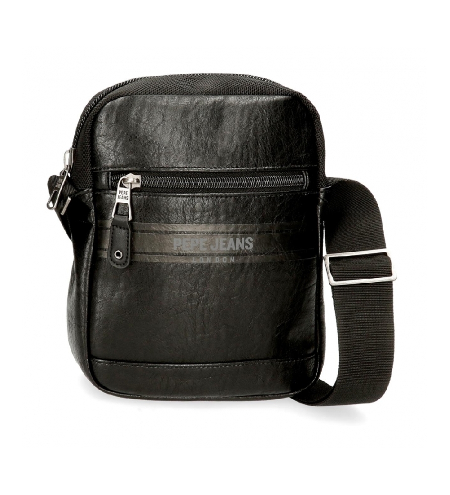 Bolsa de ombro preta Pepe Jeans Horley