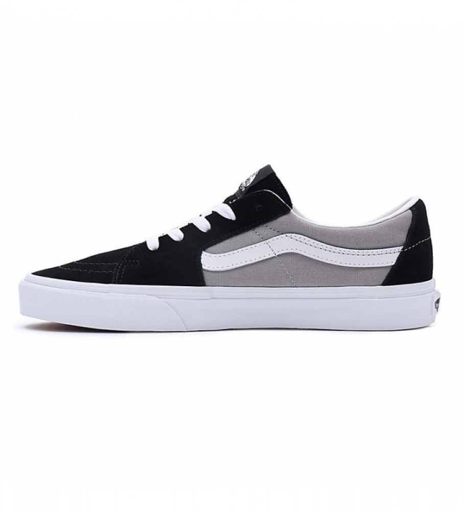 Tênis Vans Sk8-Low de couro preto