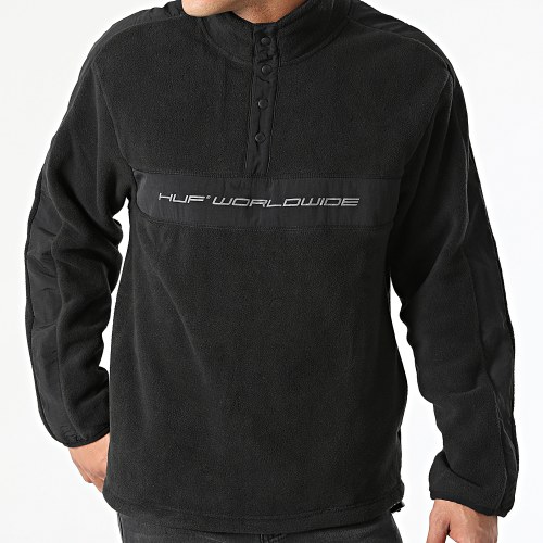Veste Outdoor Polaire A Bandes Cascade Polar FL00151 Noir Réfléchissant