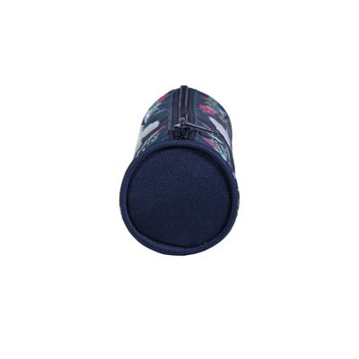 Trousse ronde Cybel - 1 compartiment - bleu - Bagtrotter