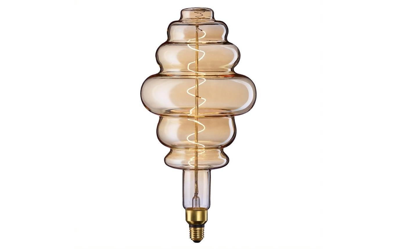 Lampe 6 W E27 31 cm Gold, WarmweissDekoratives Filamentleuchtmittel, 31 cm hoch