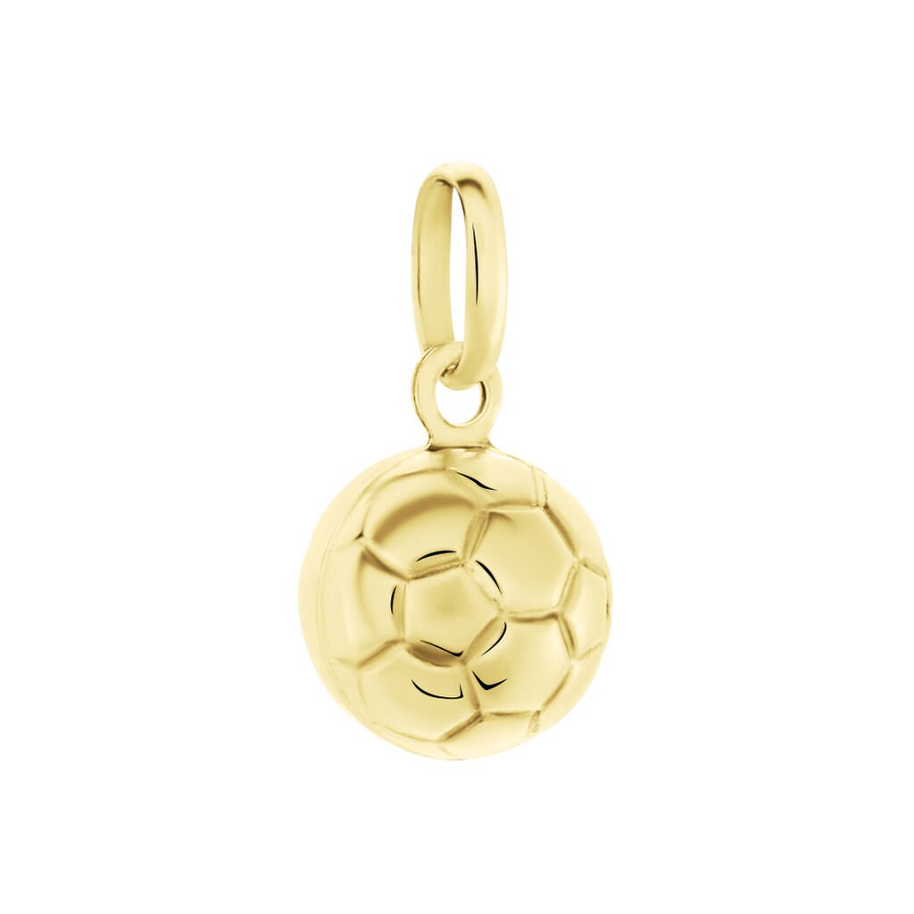 Pendentif Julius Sport Foot Or Jaune