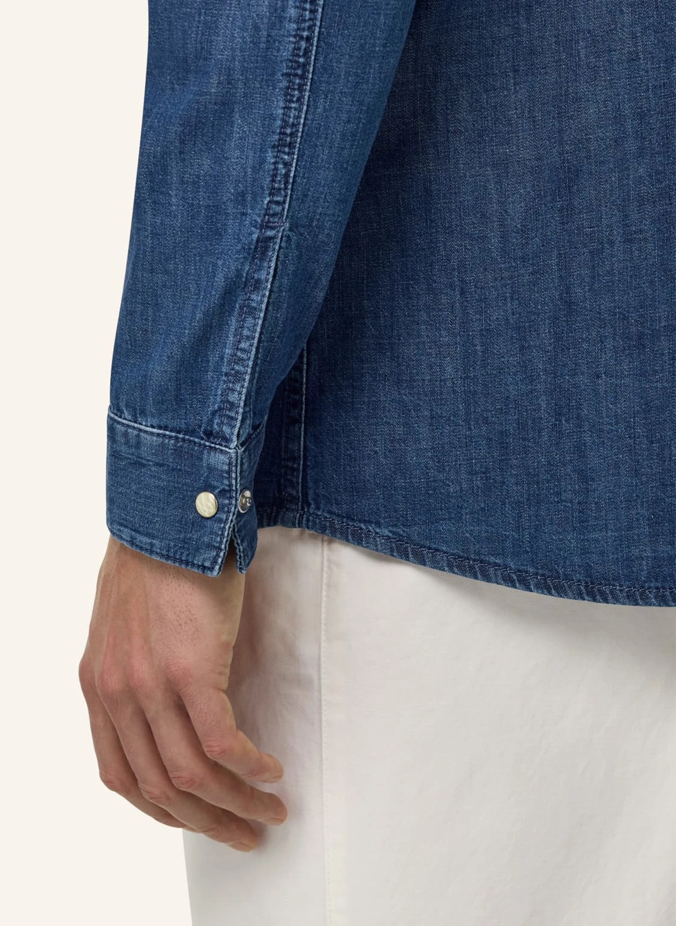 BOGGI MILANO Jeanshemd Regular Fit
