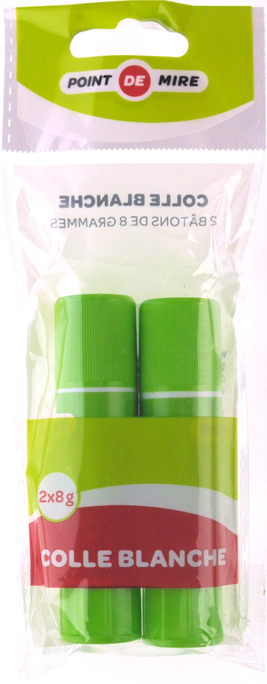 2 BATONS COLLE BLANCHE 8 GRAMMES