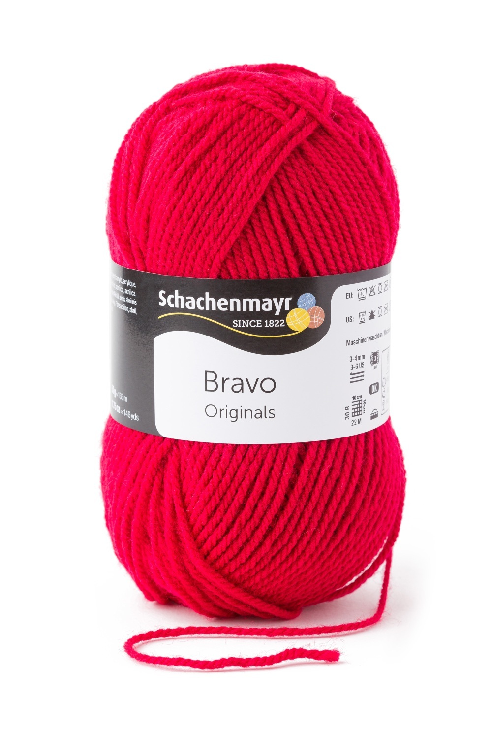 Wolle BRAVO - cherry - 50g