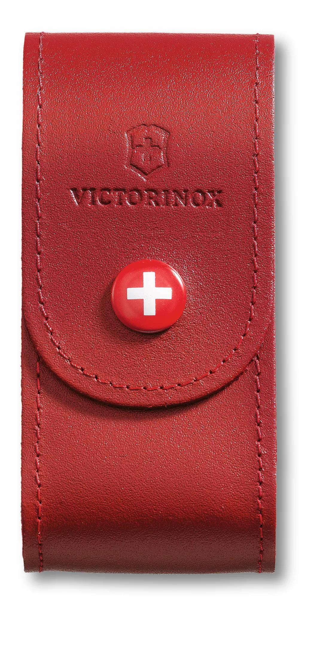 Leder-Gürteletui-rot
