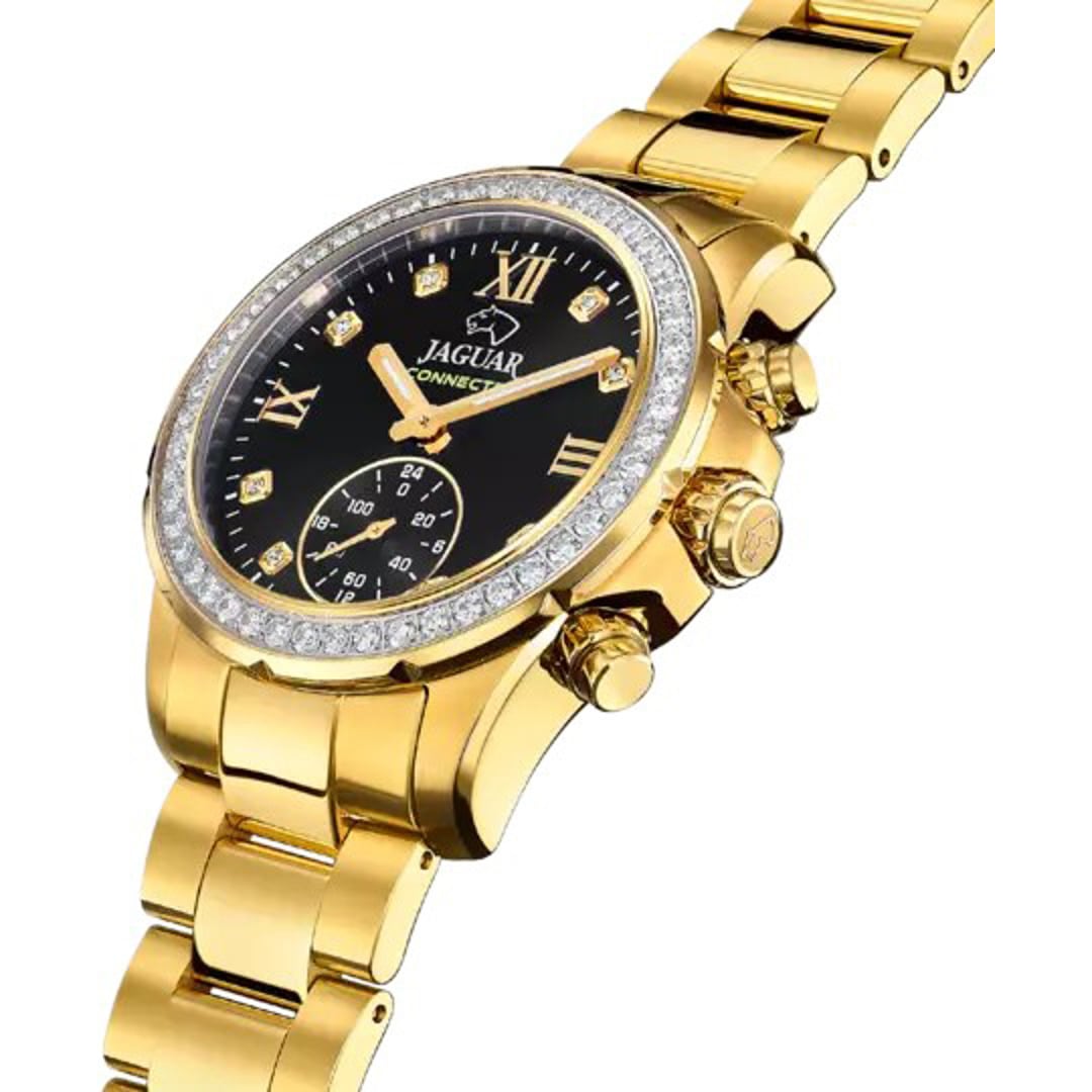Jaguar Connected Lady Goldig / Schwarz 37mm