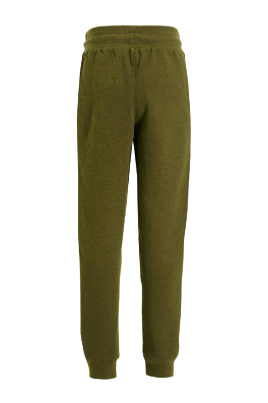 anytime joggingbroek meerkleurig olijfgroen/zand