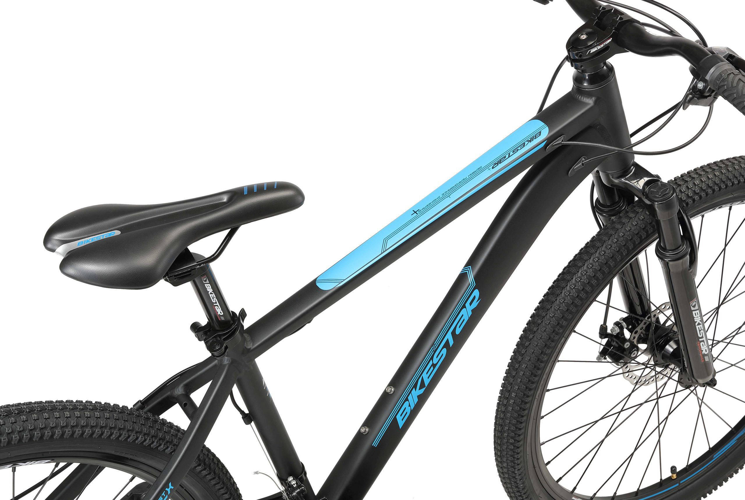 BikeStar hardtail MTB, Sport, 26 inch, 21 speed, zwart/blauw