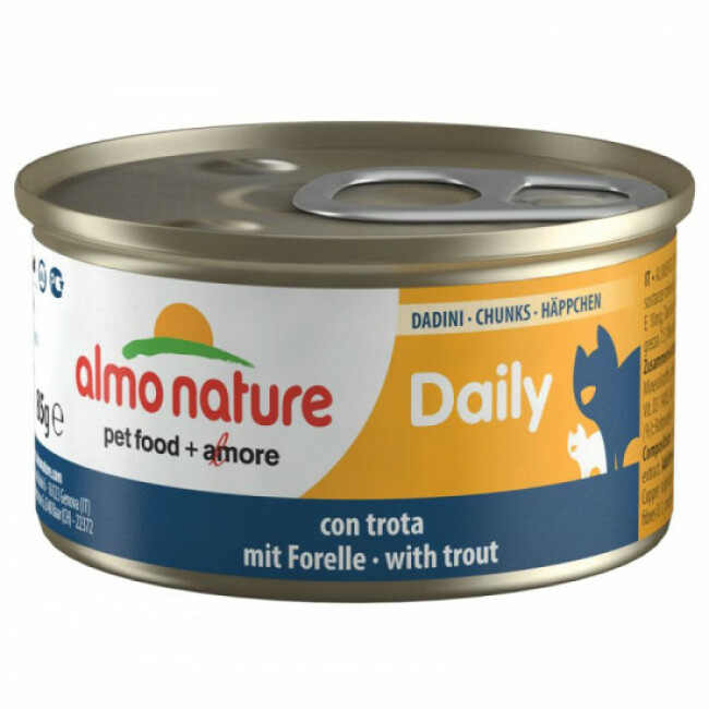 Pâtée pour chat Almo Nature Daily Menu - lot 6 boîtes 85 g