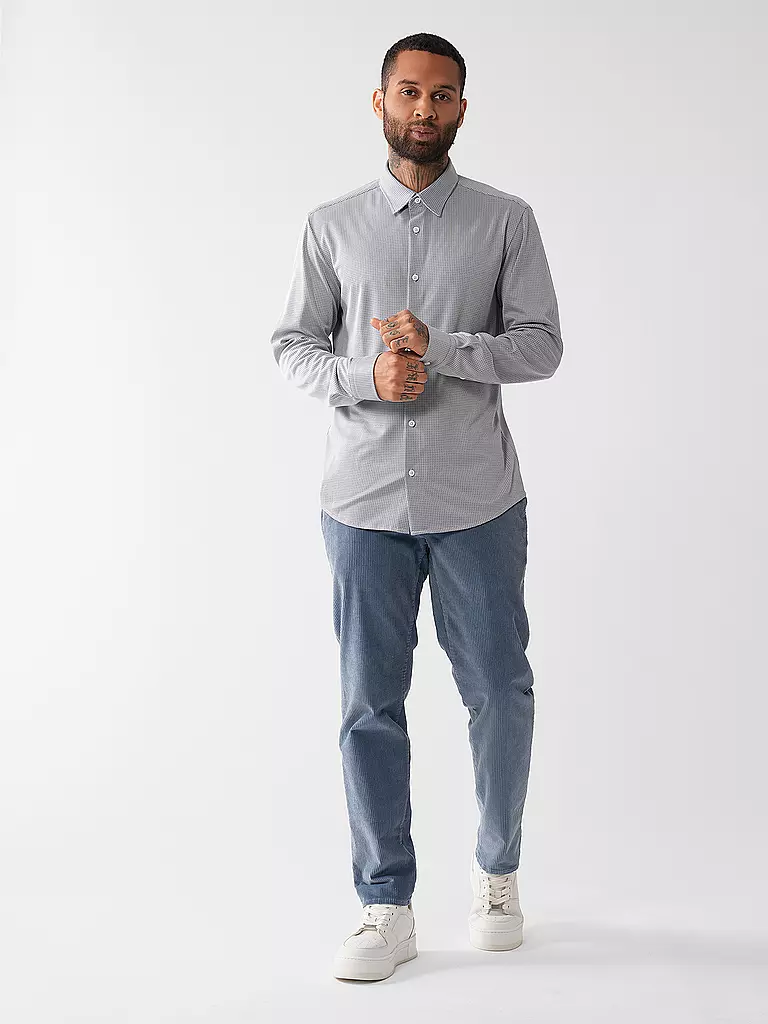 BOSS Hemd Slim Fit blau