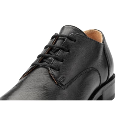 Damen-Schnürhalbschuh, Schwarz