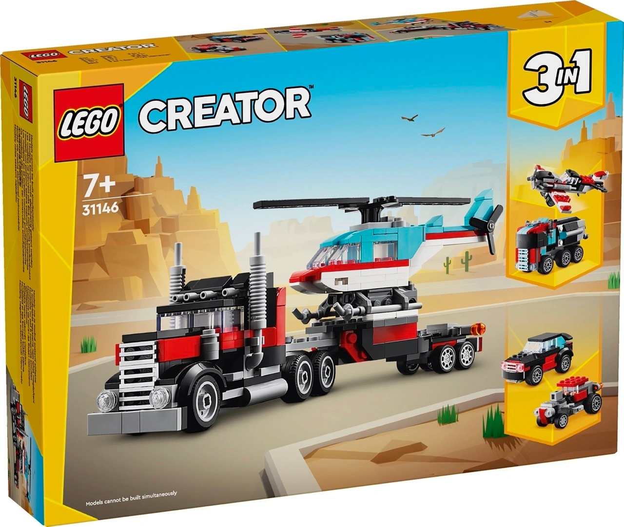 LEGO® Creator 31146 TIEFLADER MIT HUBSCHRAUBER
