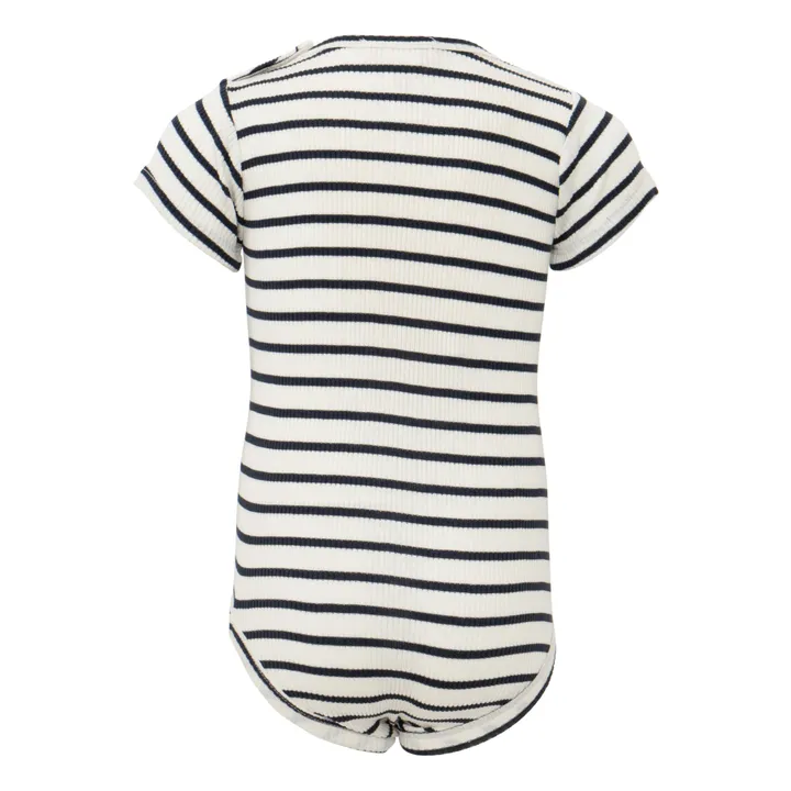 Minimalisma Body Manches Courtes à Volants Buddy | Bleu marine