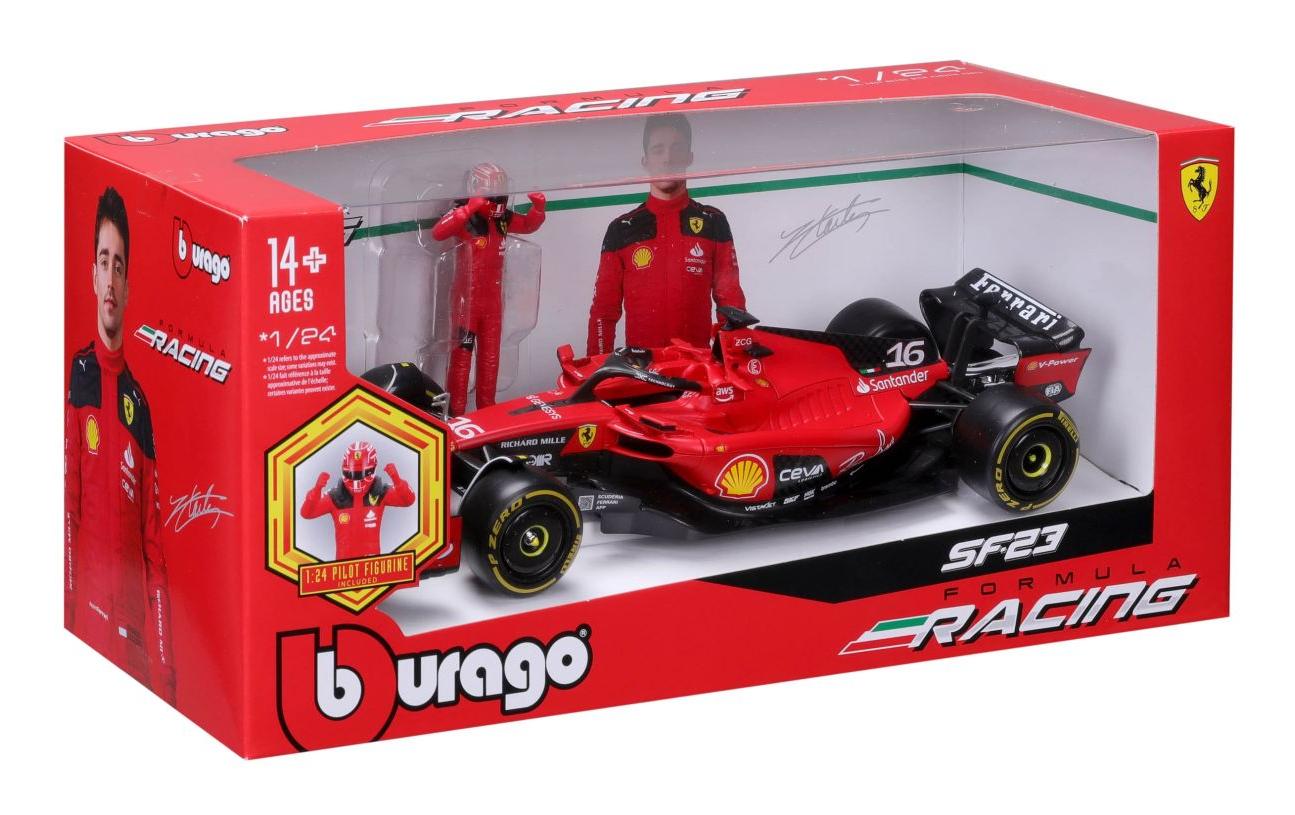 Ferrari F1 SF-23 mit Figur 1:24Sammlermodell im Massstab 1:24