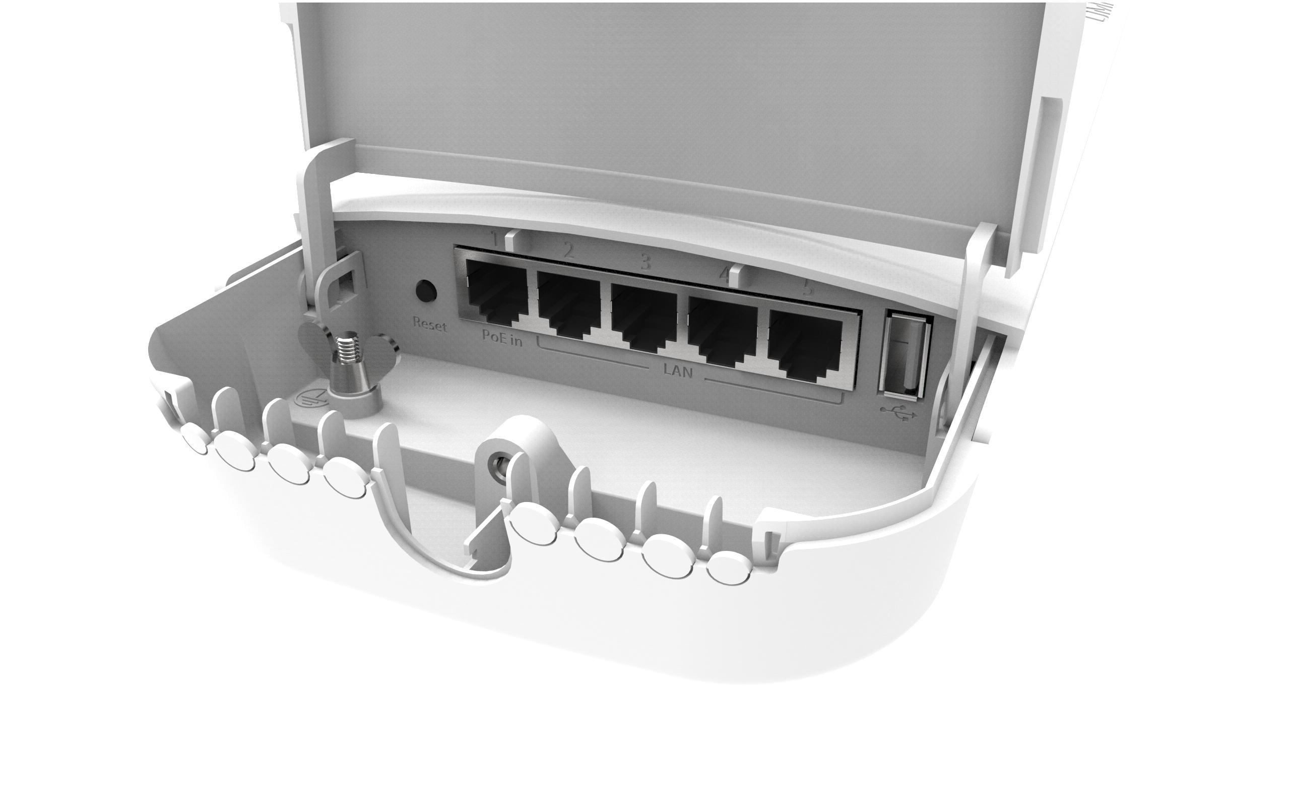 Outdoor Access Point RBOmniTikPG-5HacD OmniTIK 5 PoE ac<br>MikroTik Outdoor Access Point RBOmniTikPG-5HacD OmniTIK 5 PoE ac