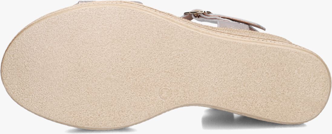 goudkleurig stefano lauran sandalen met hak 8734
