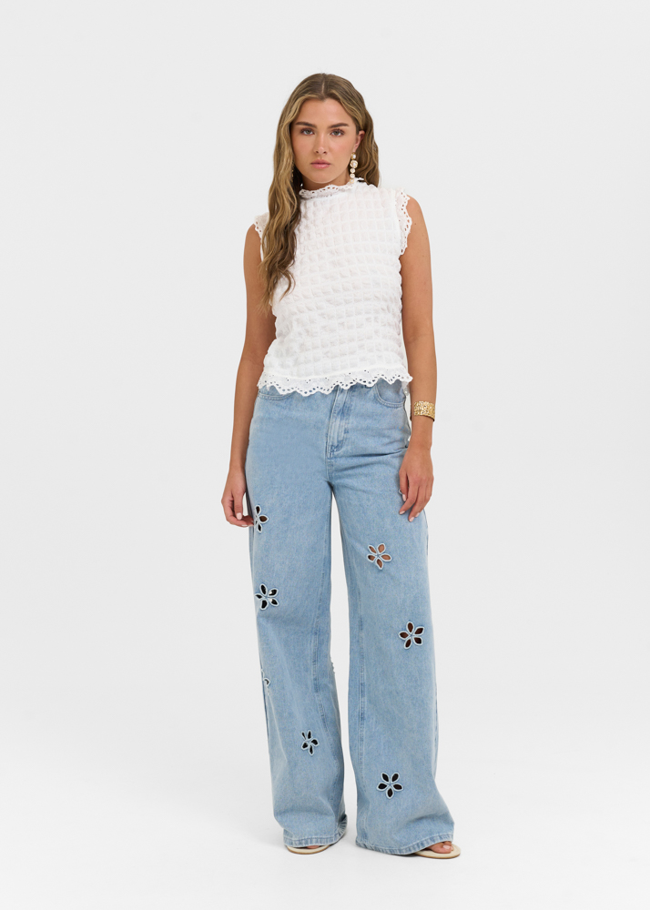 Wildflower jeans lichtblauw