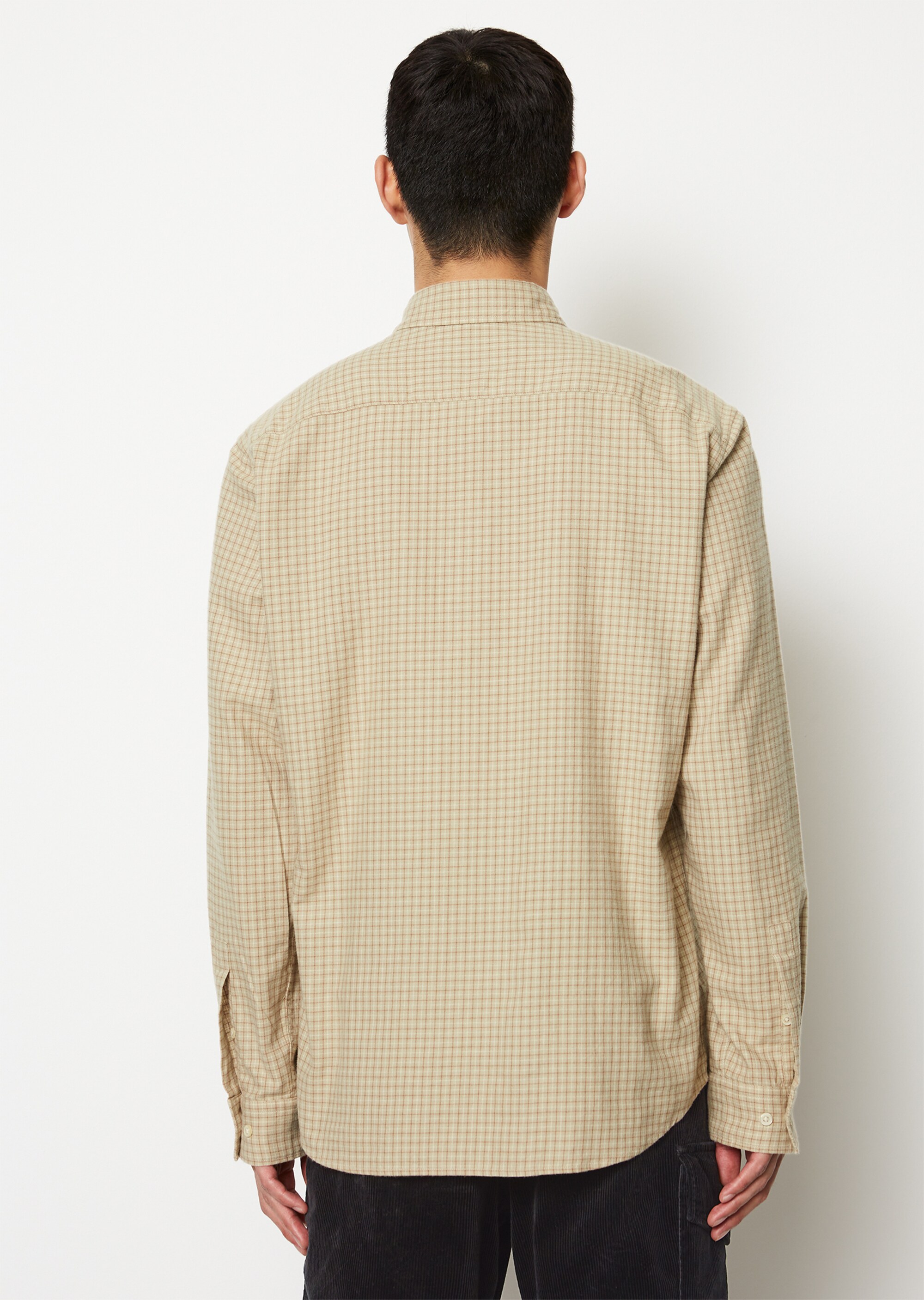 Hemd regular aus leichtem Bio-Baumwoll-Flanell