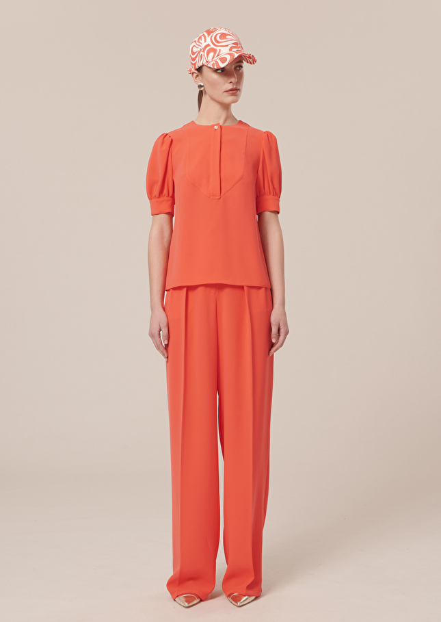 Blouse Tourterellecorail en crêpe