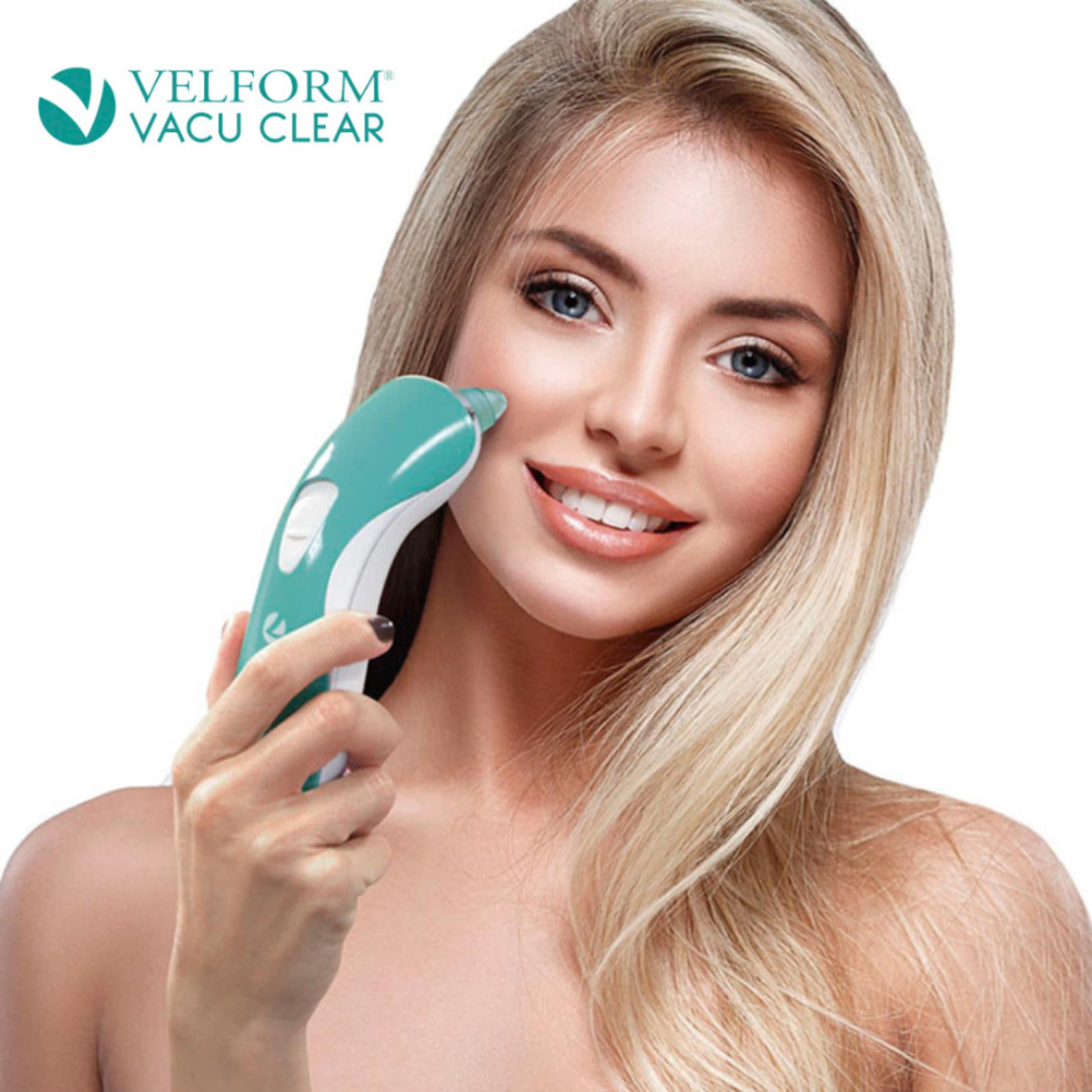 Velform® Mitesserentferner - Porenreiniger Gesicht - Porensauger Vacu Clear