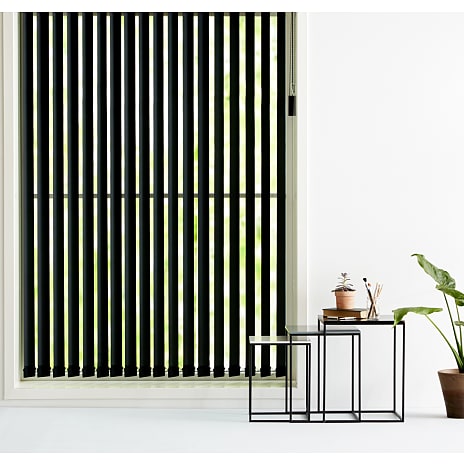 DEBEL Eclipse komplet lamelgardin 100 x 250 cm - sort