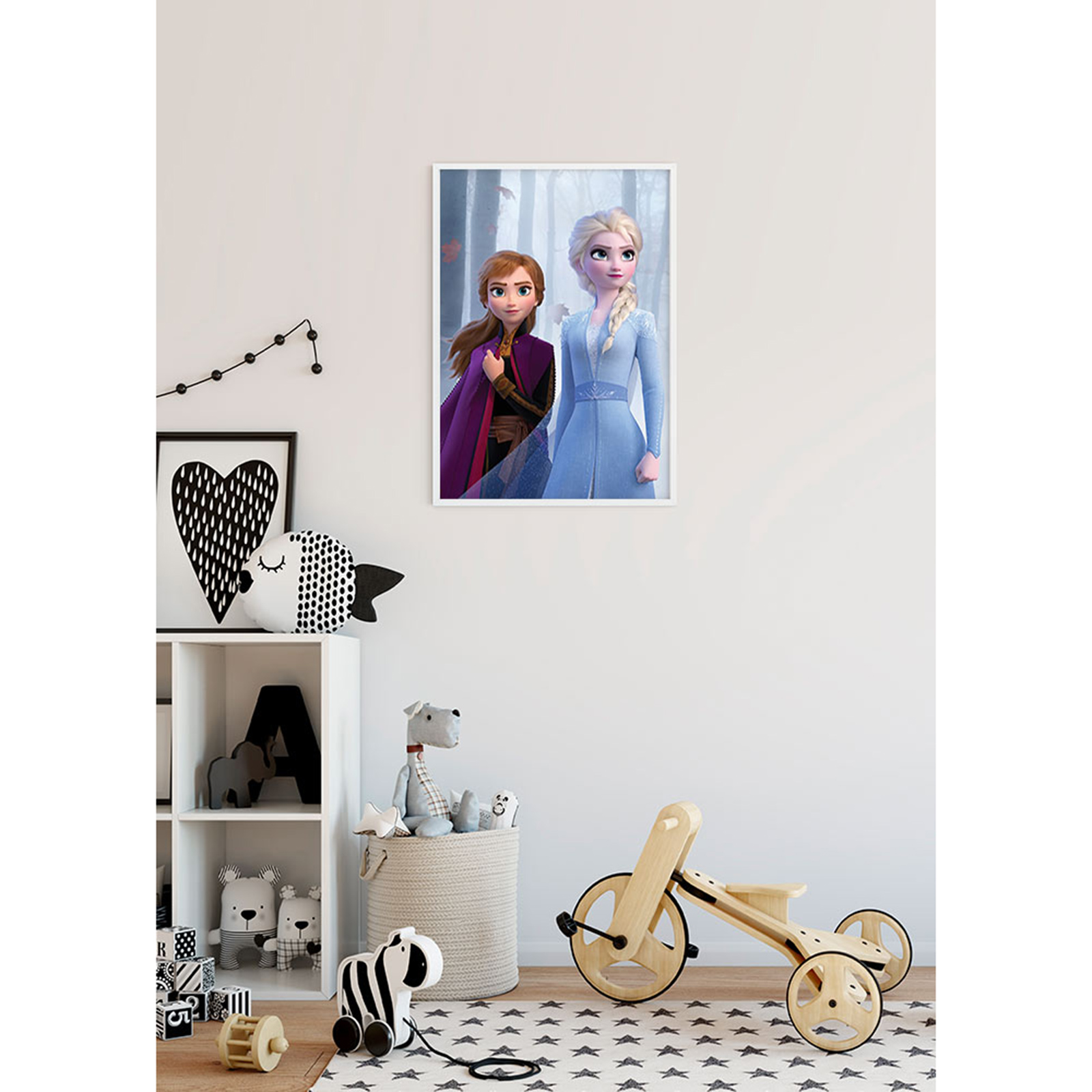 Wandbild FROZEN SISTERS IN THE WOOD - 50x70 cm