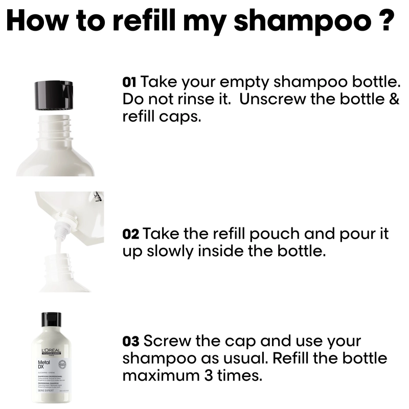 L'Oréal Professionnel Metal DX Shampoo Refill 500 ml
